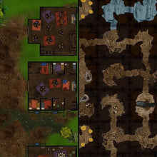 Load image into Gallery viewer, Massive Maps 3 - Dungeons By Dan, Modular terrain and dungeon tiles for tabletop games using battle maps.