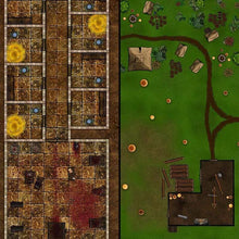 Load image into Gallery viewer, Massive Maps 3 - Dungeons By Dan, Modular terrain and dungeon tiles for tabletop games using battle maps.