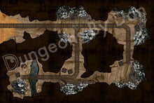 Load image into Gallery viewer, Mining Caverns - Dungeons By Dan, Modular terrain and dungeon tiles for tabletop games using battle maps.