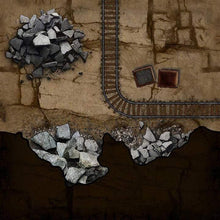 Load image into Gallery viewer, Mining Caverns - Dungeons By Dan, Modular terrain and dungeon tiles for tabletop games using battle maps.