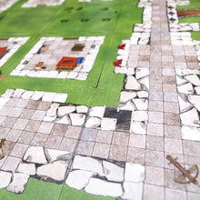 Load image into Gallery viewer, Modular Fortification Castle Tiles - Dungeons By Dan, Modular terrain and dungeon tiles for tabletop games using battle maps.