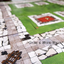 Load image into Gallery viewer, Modular Fortification Castle Tiles - Dungeons By Dan, Modular terrain and dungeon tiles for tabletop games using battle maps.