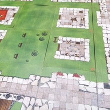 Load image into Gallery viewer, Modular Fortification Castle Tiles - Dungeons By Dan, Modular terrain and dungeon tiles for tabletop games using battle maps.