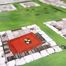 Load image into Gallery viewer, Modular Fortification Castle Tiles - Dungeons By Dan, Modular terrain and dungeon tiles for tabletop games using battle maps.