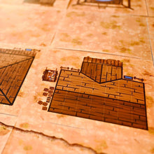 Cargar imagen en el visor de la galería, Dungeons By Dan Printed Map Modular Western Desert And Mine Tiles