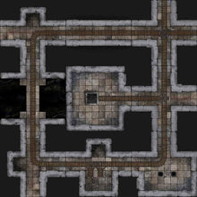 Load image into Gallery viewer, Dungeons By Dan Digital Map Railroad Tracks