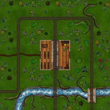 Load image into Gallery viewer, Dungeons By Dan Digital Map Railroad Tracks