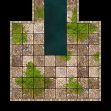 Load image into Gallery viewer, Sewers & Aqueducts - Dungeons By Dan, Modular terrain and dungeon tiles for tabletop games using battle maps.
