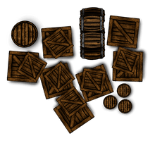 Cargar imagen en el visor de la galería, Shipyard Boats - Dungeons By Dan, Modular terrain and dungeon tiles for tabletop games using battle maps.