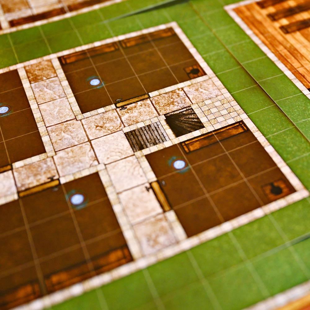 DnD Dungeon Tiles Sewers Grid - RPG Guild