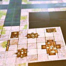 Load image into Gallery viewer, Dungeons By Dan Printed Map Towers And Sewer Terrain Tiles