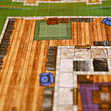 Load image into Gallery viewer, Dungeons By Dan Printed Map Towers And Sewer Terrain Tiles