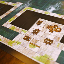Load image into Gallery viewer, Dungeons By Dan Printed Map Towers And Sewer Terrain Tiles