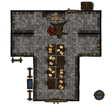 Load image into Gallery viewer, Town And City Buildings - Dungeons By Dan, Modular terrain and dungeon tiles for tabletop games using battle maps.