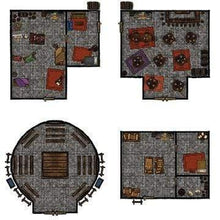 Load image into Gallery viewer, Town And City Buildings - Dungeons By Dan, Modular terrain and dungeon tiles for tabletop games using battle maps.