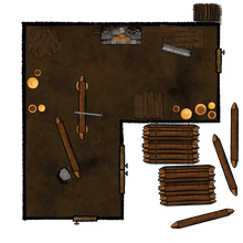 Load image into Gallery viewer, Town And City Buildings - Dungeons By Dan, Modular terrain and dungeon tiles for tabletop games using battle maps.