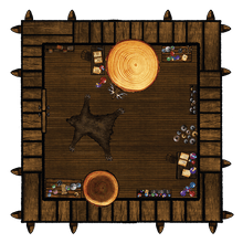 Load image into Gallery viewer, Tree Fort Village - Dungeons By Dan, Modular terrain and dungeon tiles for tabletop games using battle maps.