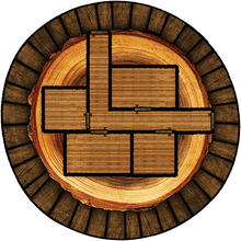 Load image into Gallery viewer, Tree Fort Village - Dungeons By Dan, Modular terrain and dungeon tiles for tabletop games using battle maps.