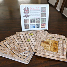 Load image into Gallery viewer, Ziggurats, Pyramids, And Temples Dungeon Tiles - Dungeons By Dan, Modular terrain and dungeon tiles for tabletop games using battle maps.