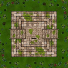 Load image into Gallery viewer, Ziggurats, Temples, And Pyramids - Dungeons By Dan, Modular terrain and dungeon tiles for tabletop games using battle maps.