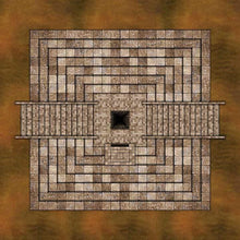 Load image into Gallery viewer, Ziggurats, Temples, And Pyramids - Dungeons By Dan, Modular terrain and dungeon tiles for tabletop games using battle maps.