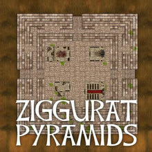 Load image into Gallery viewer, Ziggurats, Temples, And Pyramids - Dungeons By Dan, Modular terrain and dungeon tiles for tabletop games using battle maps.