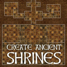 Load image into Gallery viewer, Ziggurats, Temples, And Pyramids - Dungeons By Dan, Modular terrain and dungeon tiles for tabletop games using battle maps.