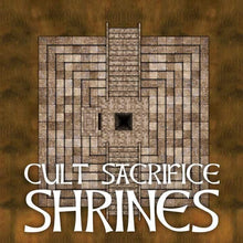 Load image into Gallery viewer, Ziggurats, Temples, And Pyramids - Dungeons By Dan, Modular terrain and dungeon tiles for tabletop games using battle maps.