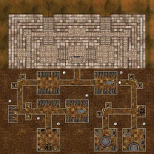 Load image into Gallery viewer, Ziggurats, Temples, And Pyramids - Dungeons By Dan, Modular terrain and dungeon tiles for tabletop games using battle maps.