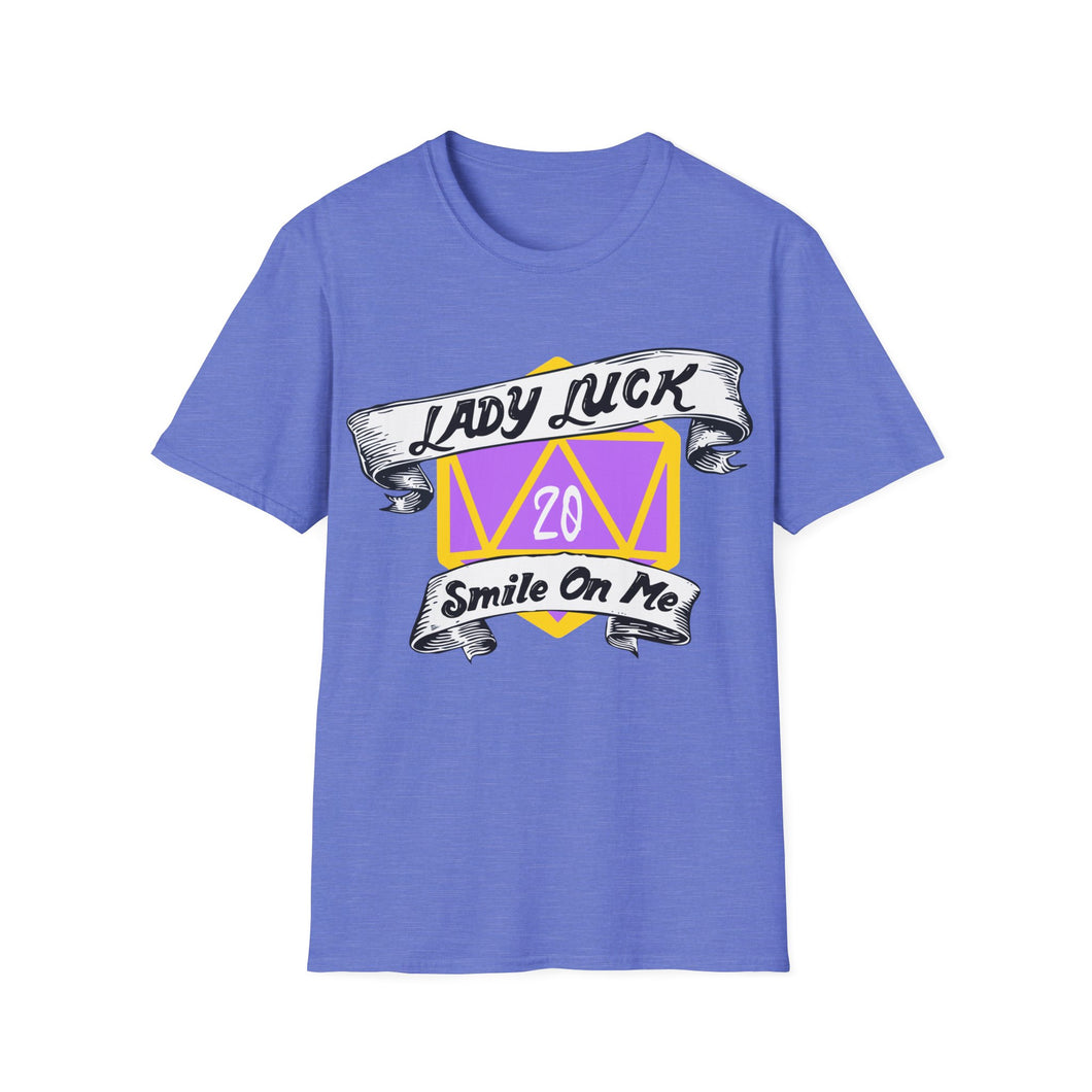 Lady Luck Smile On Me - Unisex Softstyle T-Shirt