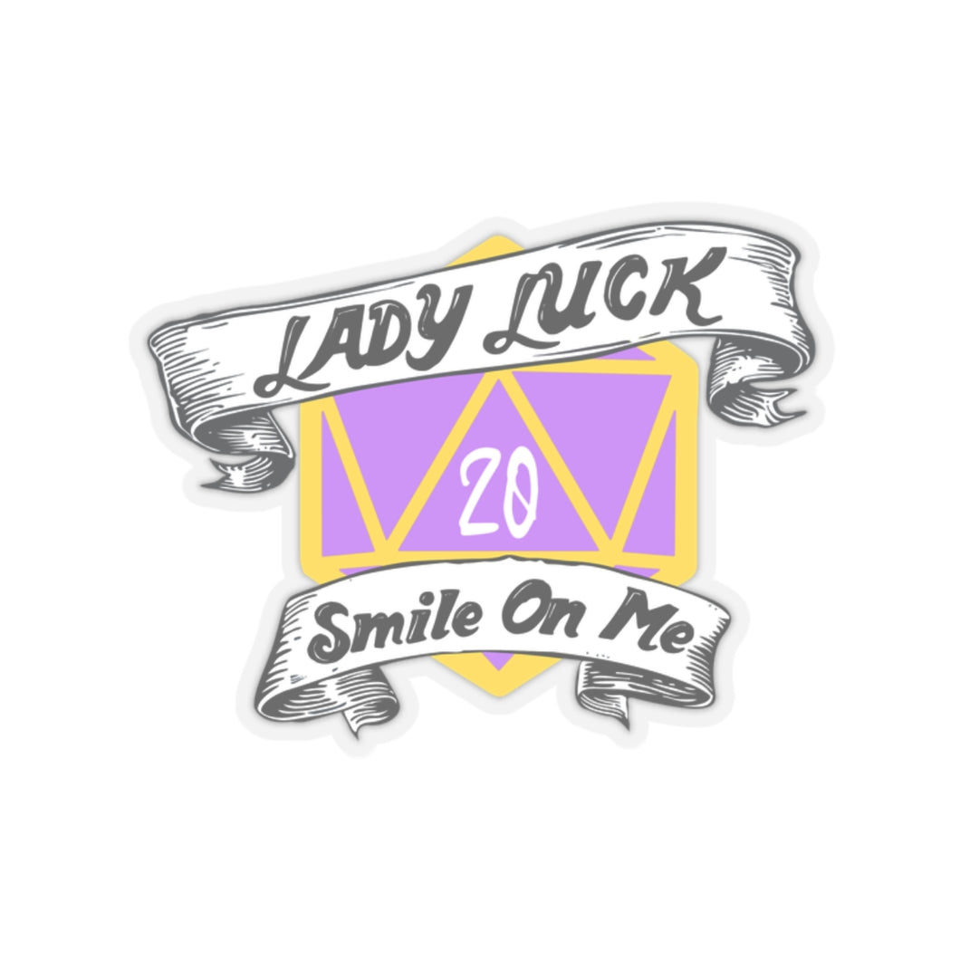 Lady Luck Smile On Me Kiss-Cut Stickers