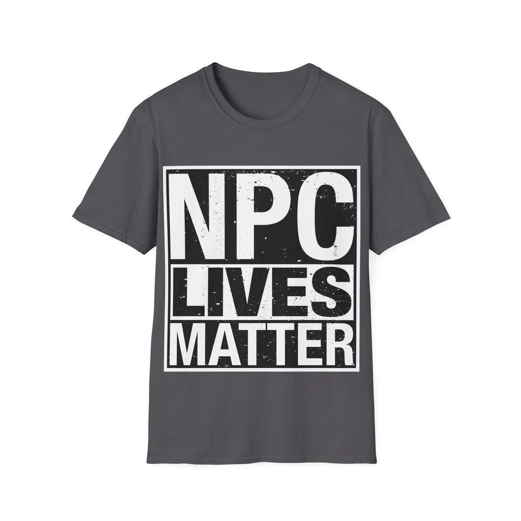 NPC Lives Matter - Unisex Softstyle T-Shirt