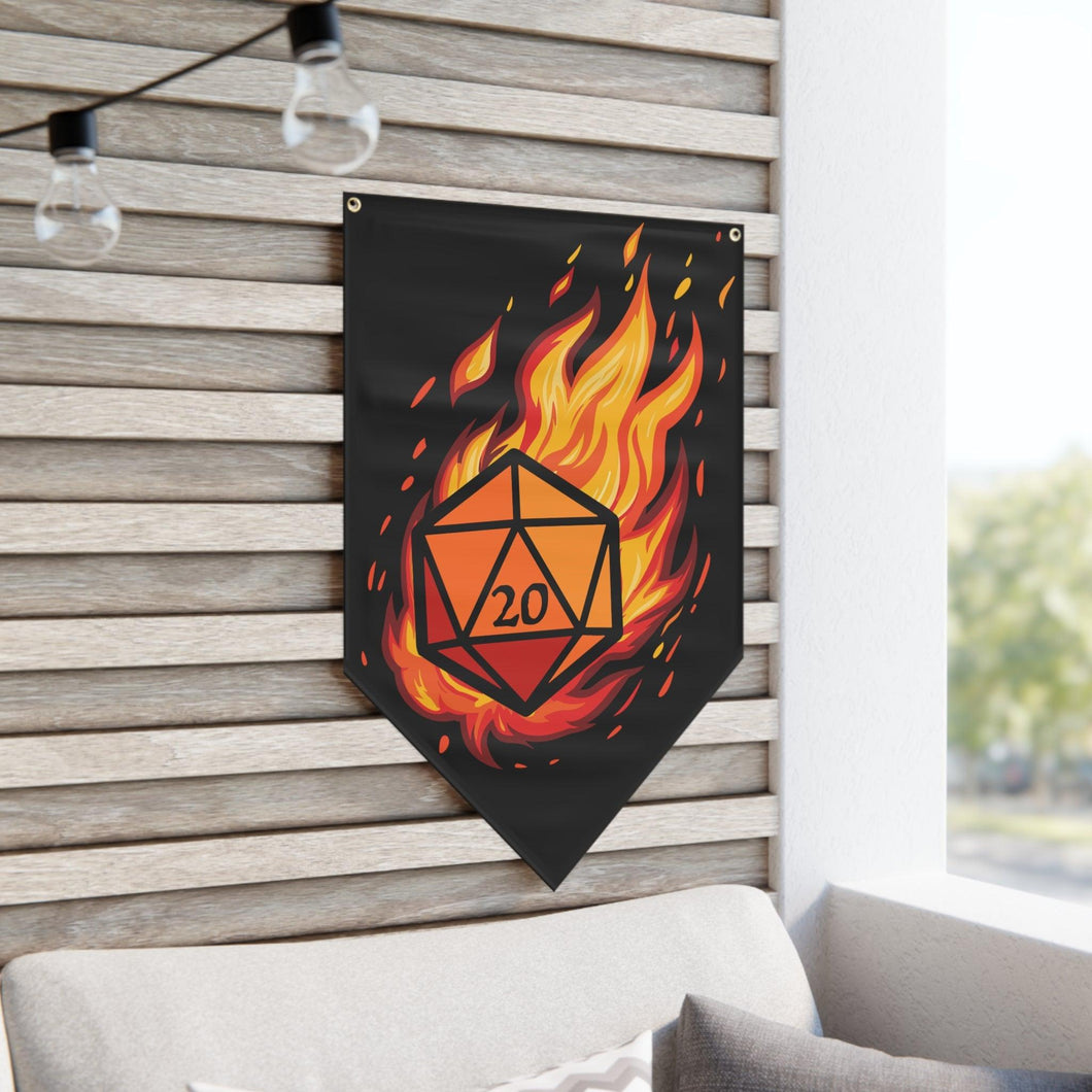 D20 DnD Pennant Banner