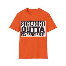 Load image into Gallery viewer, Straight Outta Spell Slots - Unisex Softstyle T-Shirt

