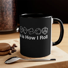 Cargar imagen en el visor de la galería, This is how I roll Accent Coffee Mug, 11oz
