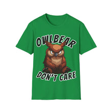 Load image into Gallery viewer, Owlbear Don&#39;t Care - Unisex Softstyle T-Shirt - Dungeon Master DM Shirt - Gamer Shirt
