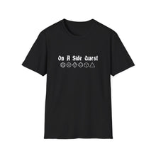 Load image into Gallery viewer, On A Side Quest - Unisex Softstyle DnD T-Shirt - Dungeon Master DM Shirt - DnD Accessories
