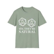 Load image into Gallery viewer, Yes, They&#39;re Natural - Dnd Accessories meme shirt - dungeon master gift t-shirt, dungeon master gift apparel 2
