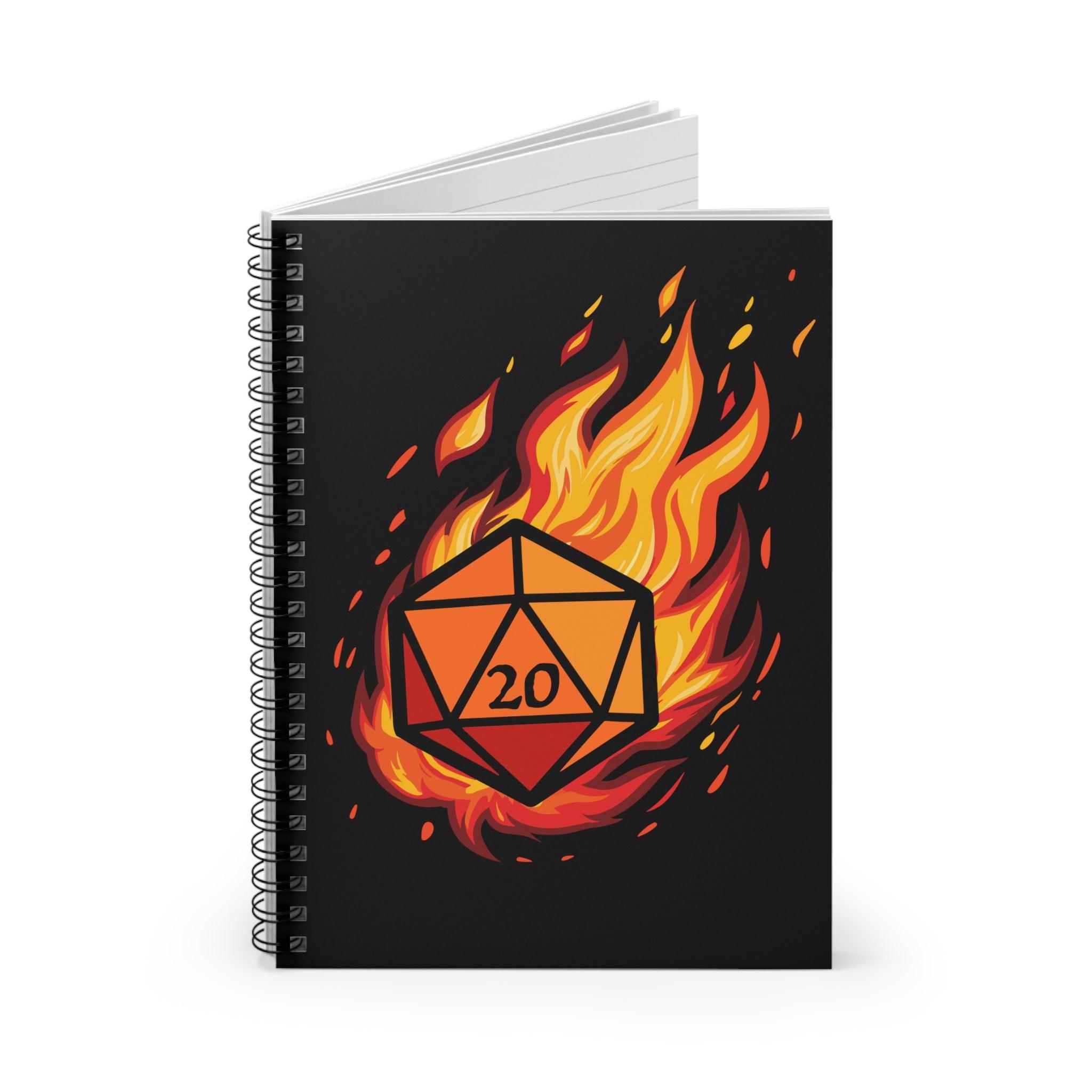 Den Note Book Spiral Notebook - Ruled Line – Dungeons By Dan