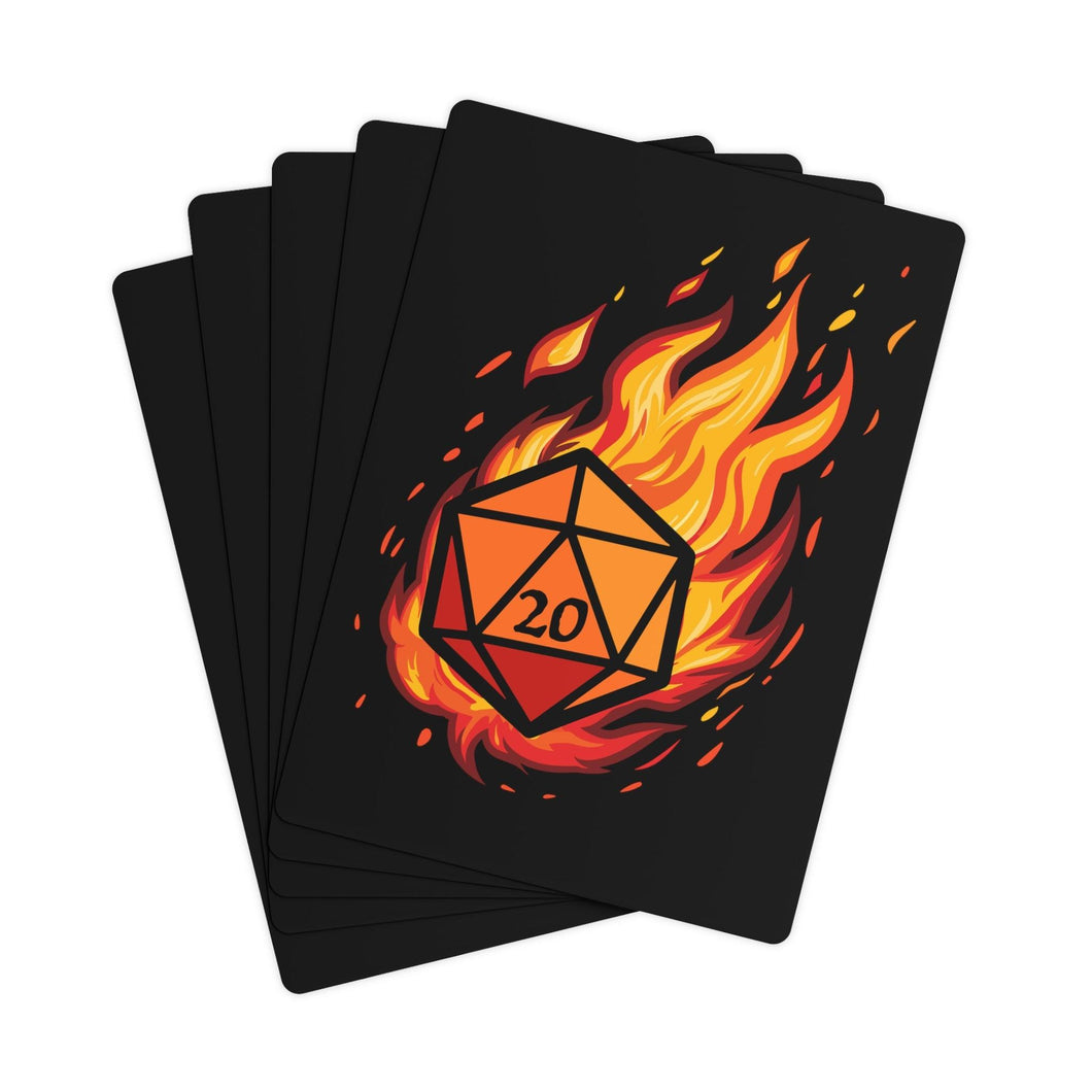 Poker Cards, D20 Fireball