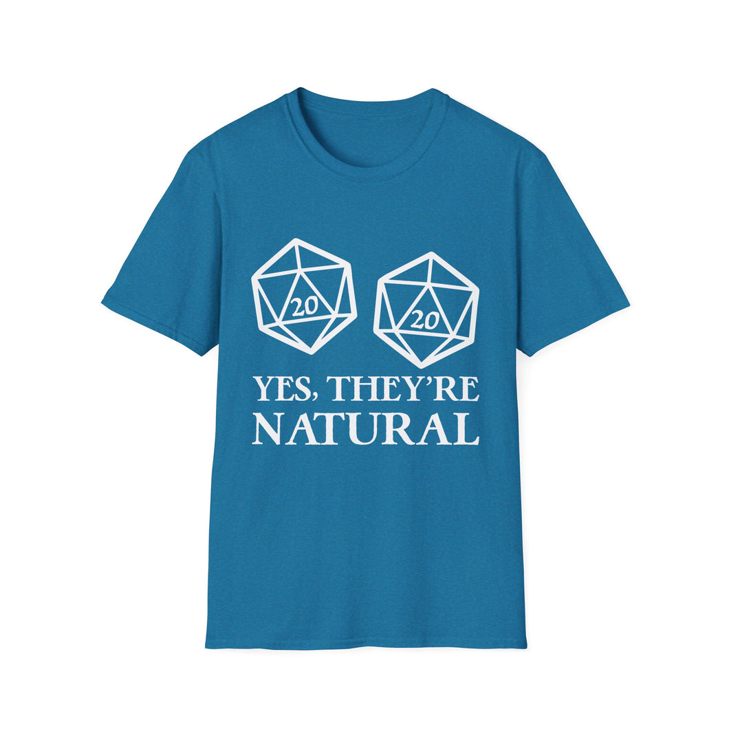 Yes, They're Natural - Dnd Accessories meme shirt - dungeon master gift t-shirt, dungeon master gift apparel 2