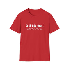 Cargar imagen en el visor de la galería, On A Side Quest - Unisex Softstyle DnD T-Shirt - Dungeon Master DM Shirt - DnD Accessories

