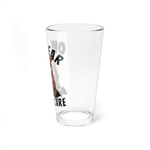 Load image into Gallery viewer, Owlbear Don&#39;t Care 16oz Pint Glass - Dungeon Master Gift - DnD Beer Glass
