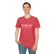 Load image into Gallery viewer, On A Side Quest - Unisex Softstyle DnD T-Shirt - Dungeon Master DM Shirt - DnD Accessories
