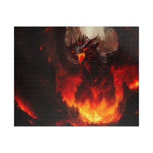 Cargar imagen en el visor de la galería, Lava Dragon Puzzle (110, 252, 500, 1014-piece) - DnD Gift - RPG

