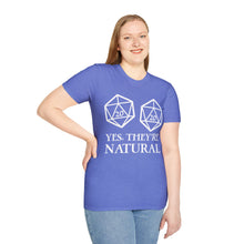 Cargar imagen en el visor de la galería, Yes, They&#39;re Natural - Dnd Accessories meme shirt - dungeon master gift t-shirt, dungeon master gift apparel
