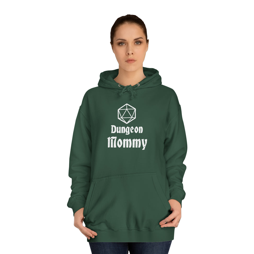 Dungeon Mommy D20 Dice Hoodie - Ultimate DnD Merch for the Game Master