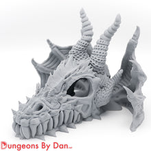 Load image into Gallery viewer, Dragon Skull Dice Tower
