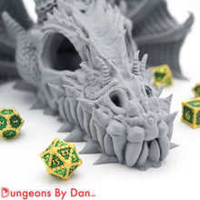 Load image into Gallery viewer, Dragon Skull Dice Tower
