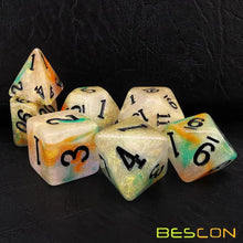 Cargar imagen en el visor de la galería, Dice Set7Pcs/Set Magical Stone Polyhedral Dice For DnD
